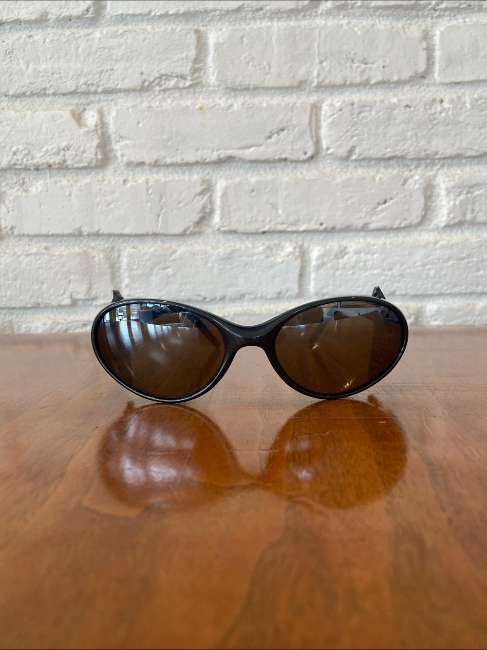 Vintage Julbo Colorado Men's Glacier Black Frame Sunglasses with Brown Lenses